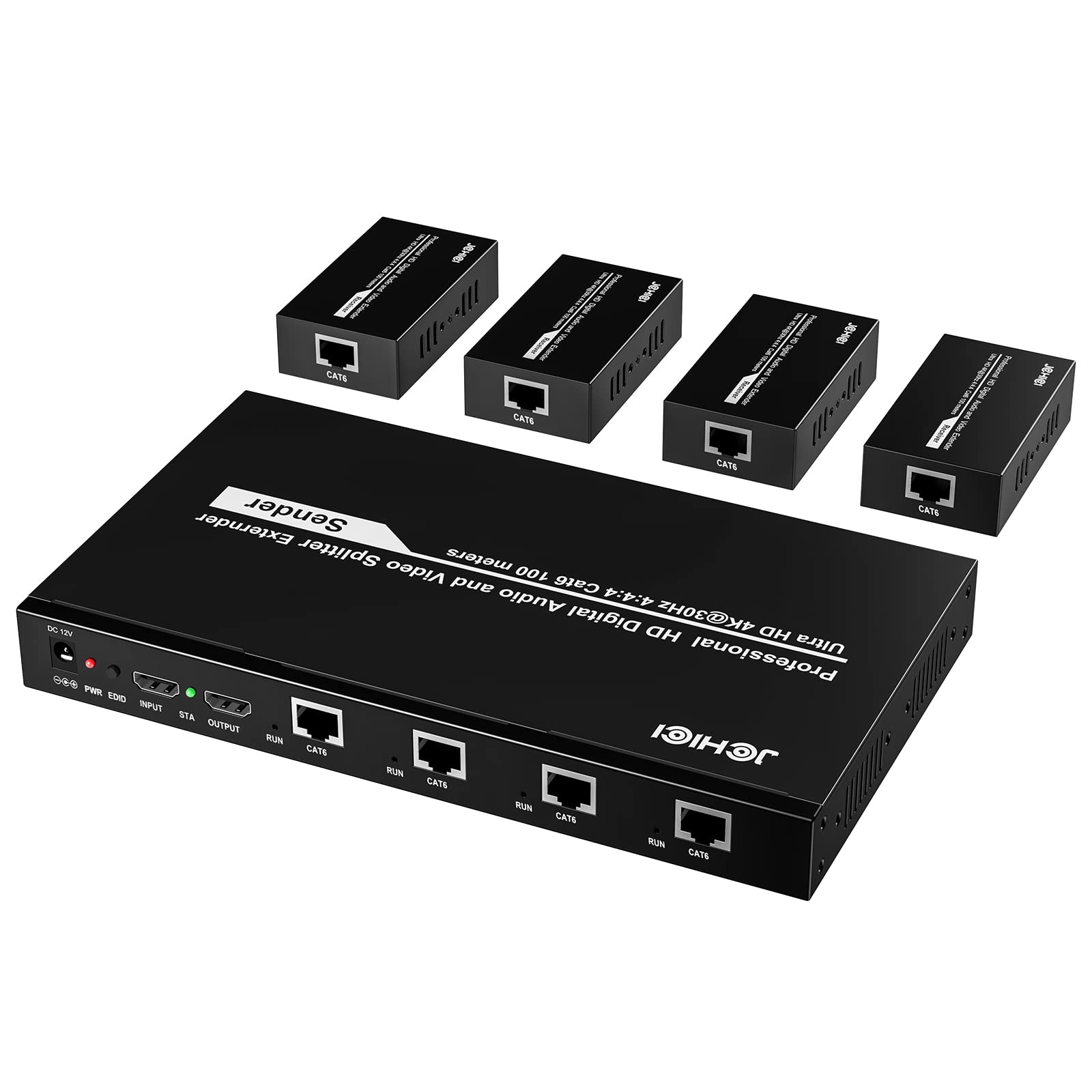 Amazon | 【4モニター 同時出力】HDMI 分配 エクステンダー 4K